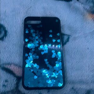 Blue and Black Dynamic Dot Phone Case
